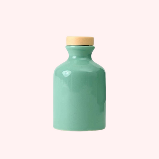 Bubbles and Brunch - Green Ceramic Reed Diffuser Gift Set