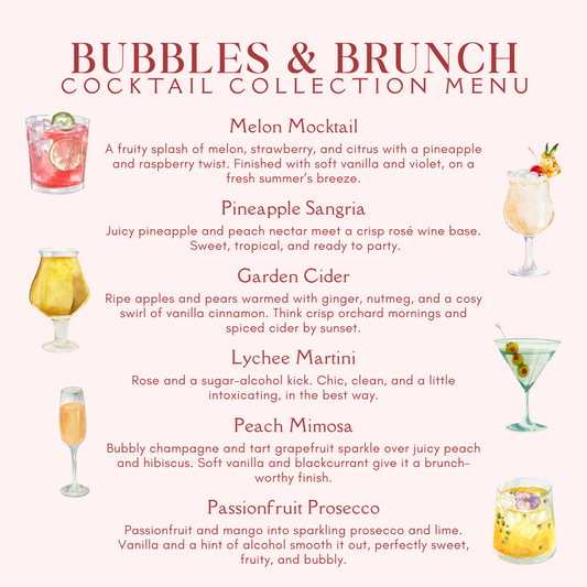 Bubbles and Brunch - Reed Diffuser Refills