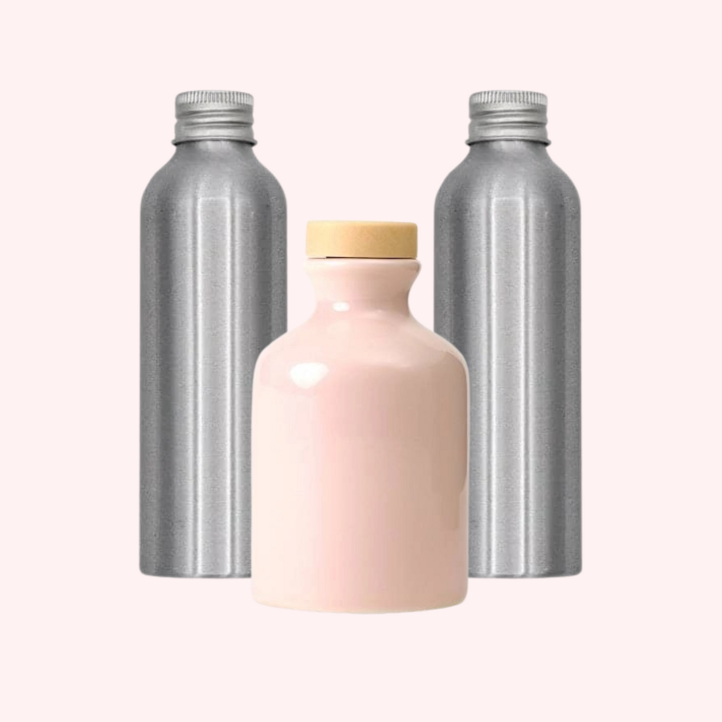 Bubbles and Brunch - Pink Ceramic Reed Diffuser Gift Set