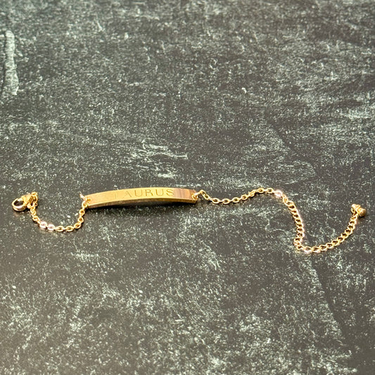 Engraved Stainless Steel Bracelet