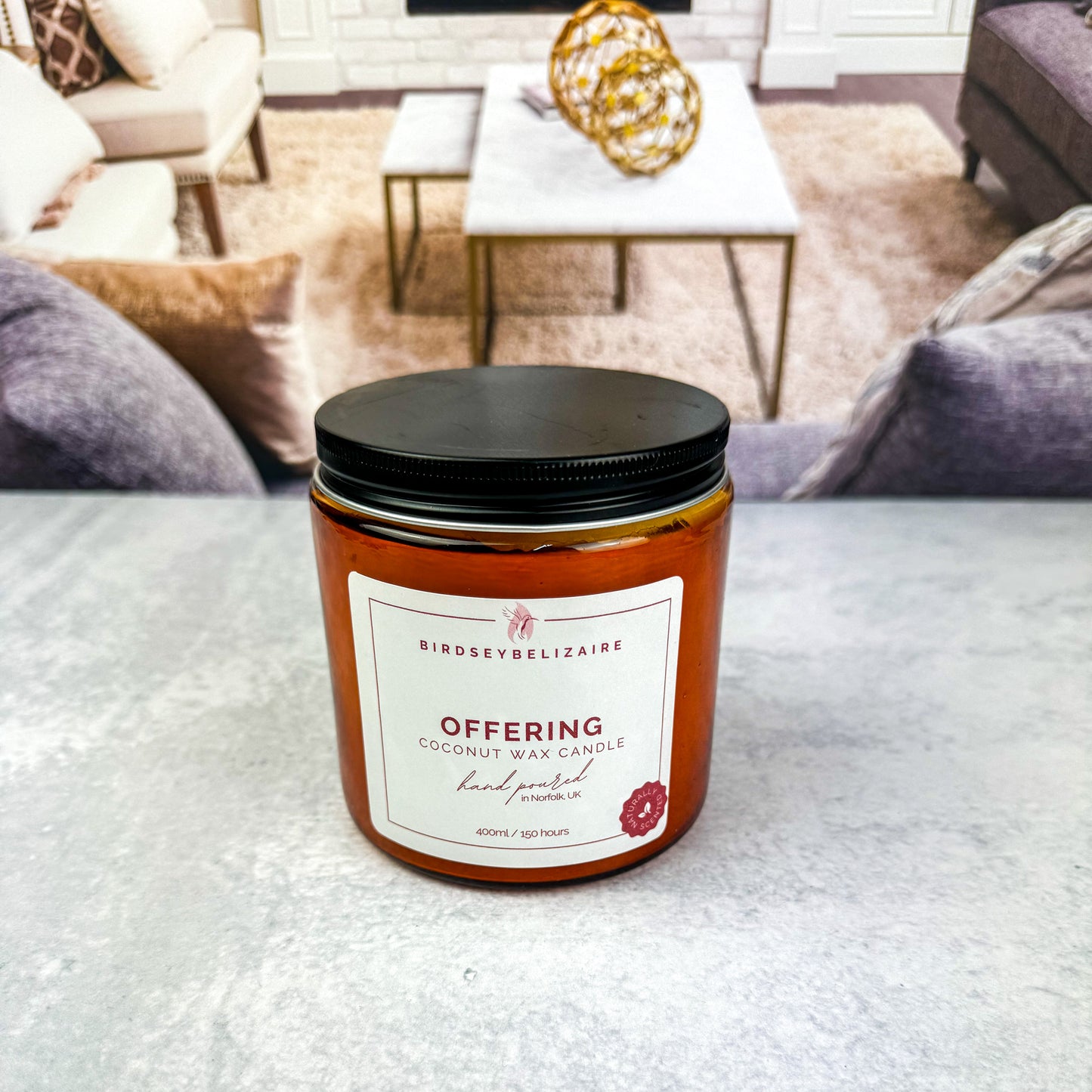 Offering - Naturally Scented Candle