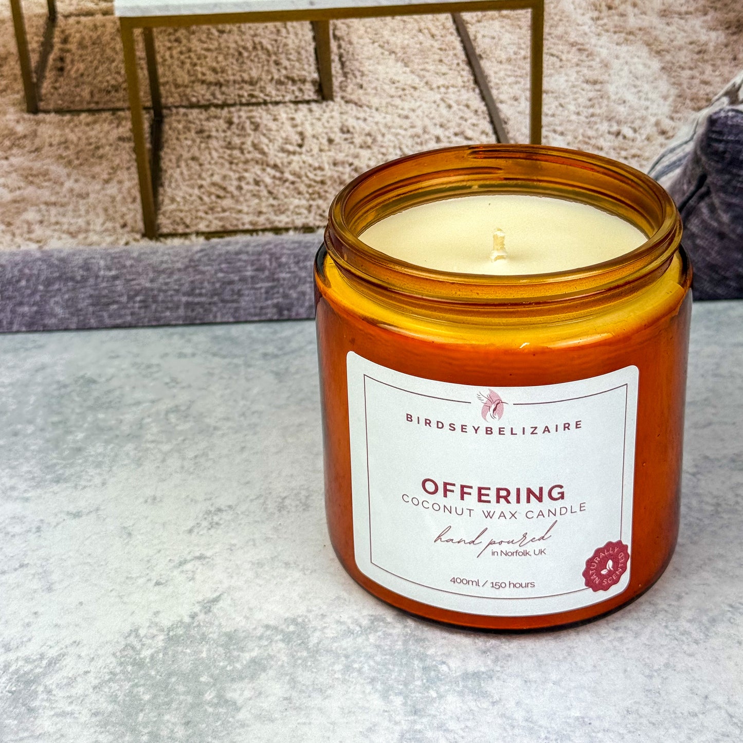 Offering - Naturally Scented Candle