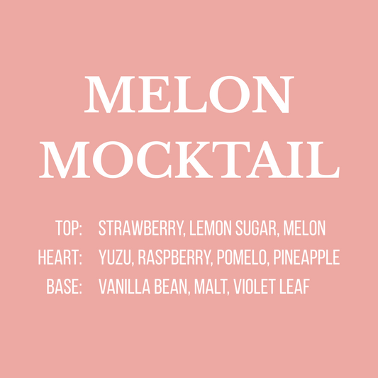 Melon Mocktail - White Candle