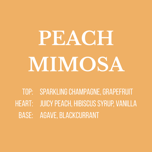 Peach Mimosa - Pink Candle