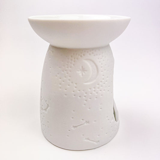 White Celestial Wax Burner