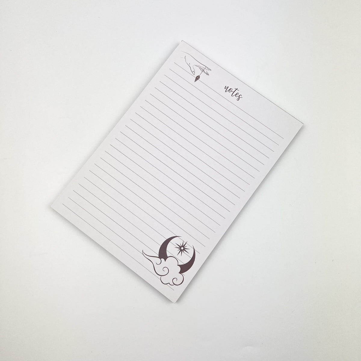 Lined A5 Notepad