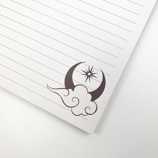 Lined A5 Notepad