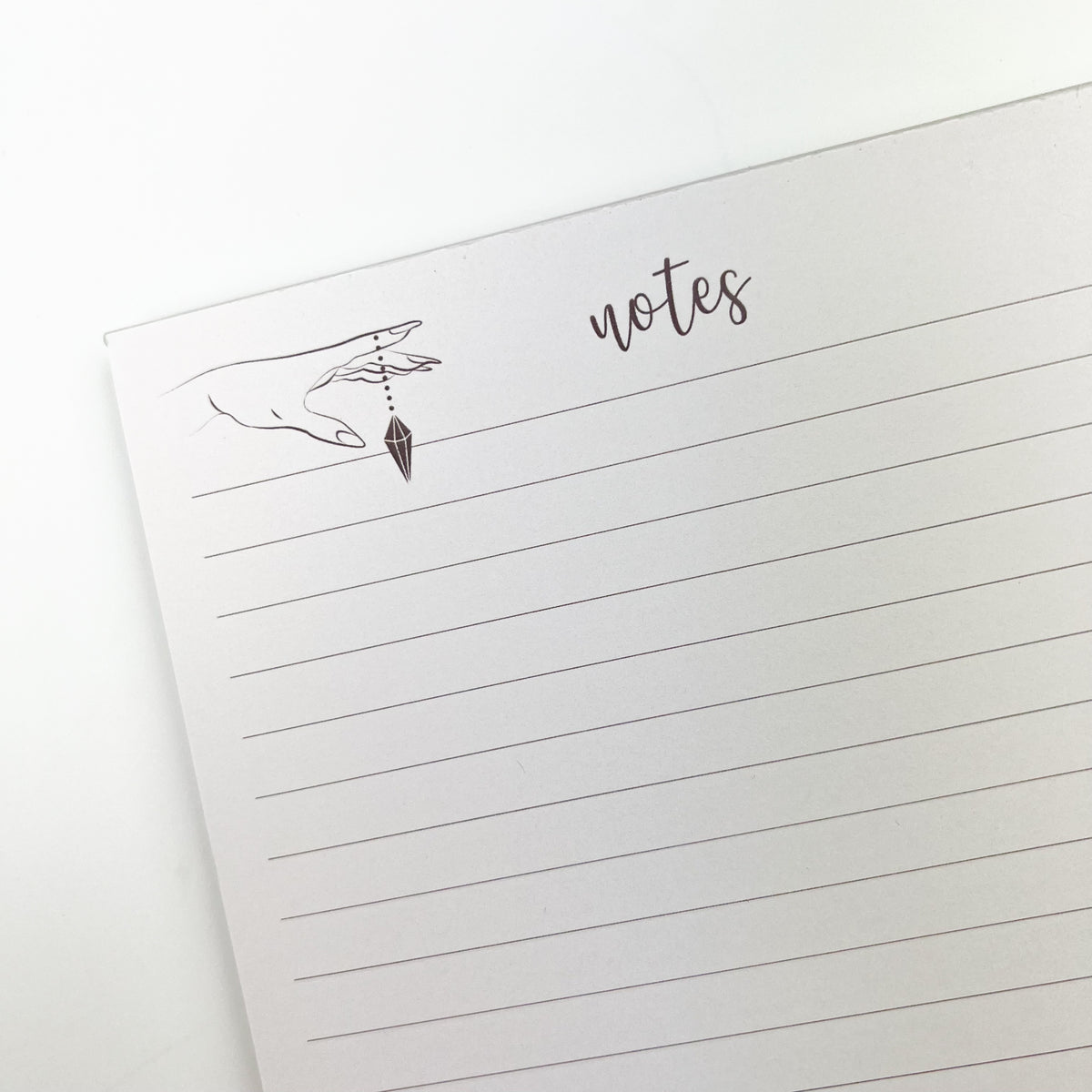 Lined A5 Notepad