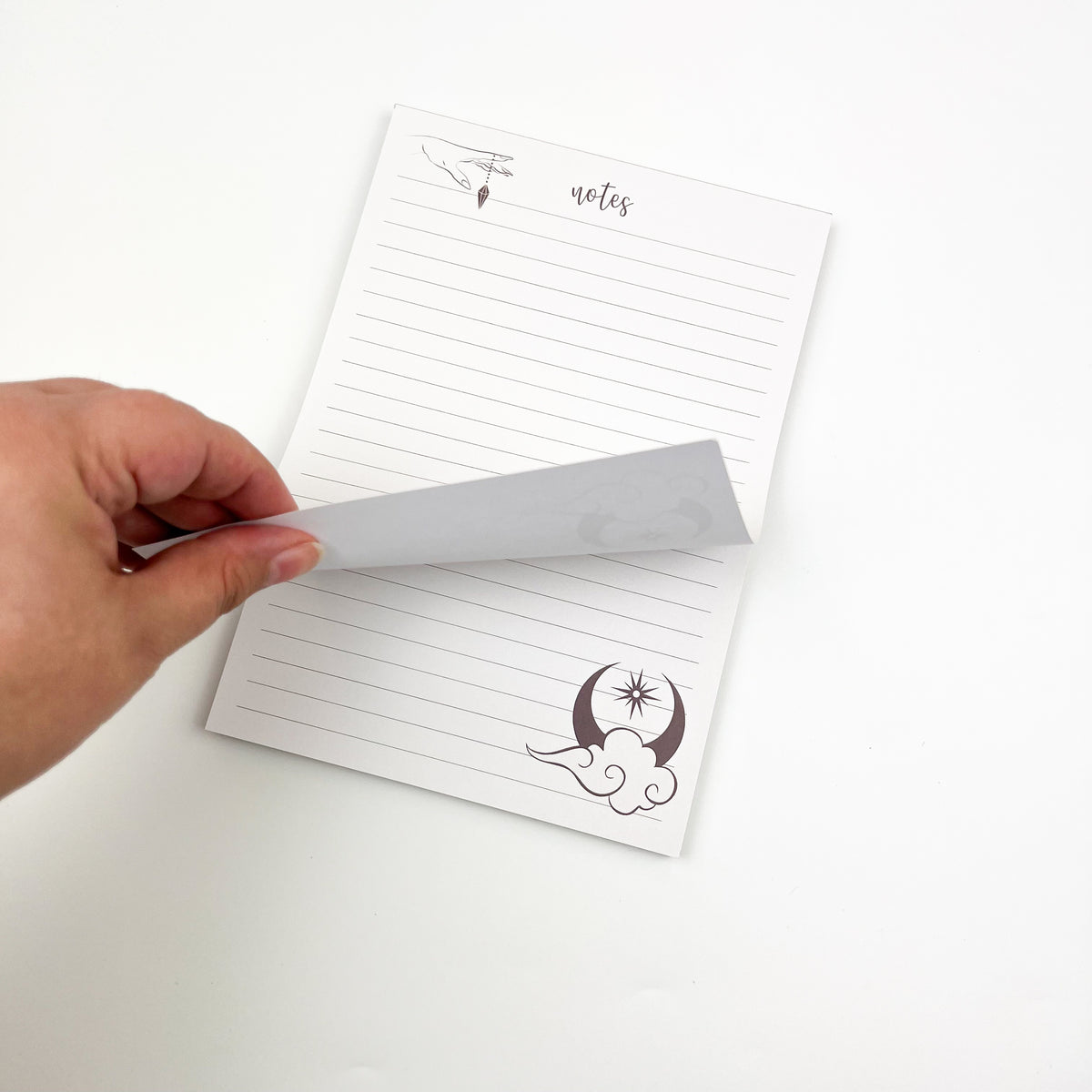 Lined A5 Notepad