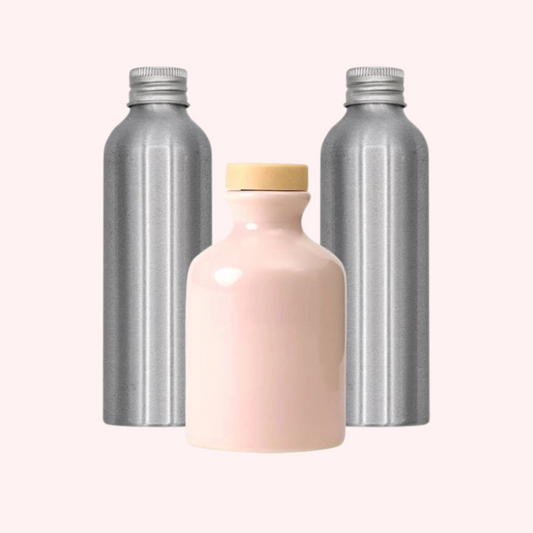 Bubbles and Brunch - Pink Ceramic Reed Diffuser Gift Set