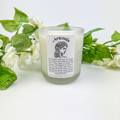 Artemis Goddess Candle