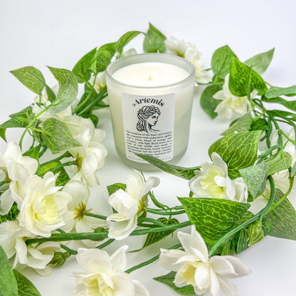 Artemis Goddess Candle