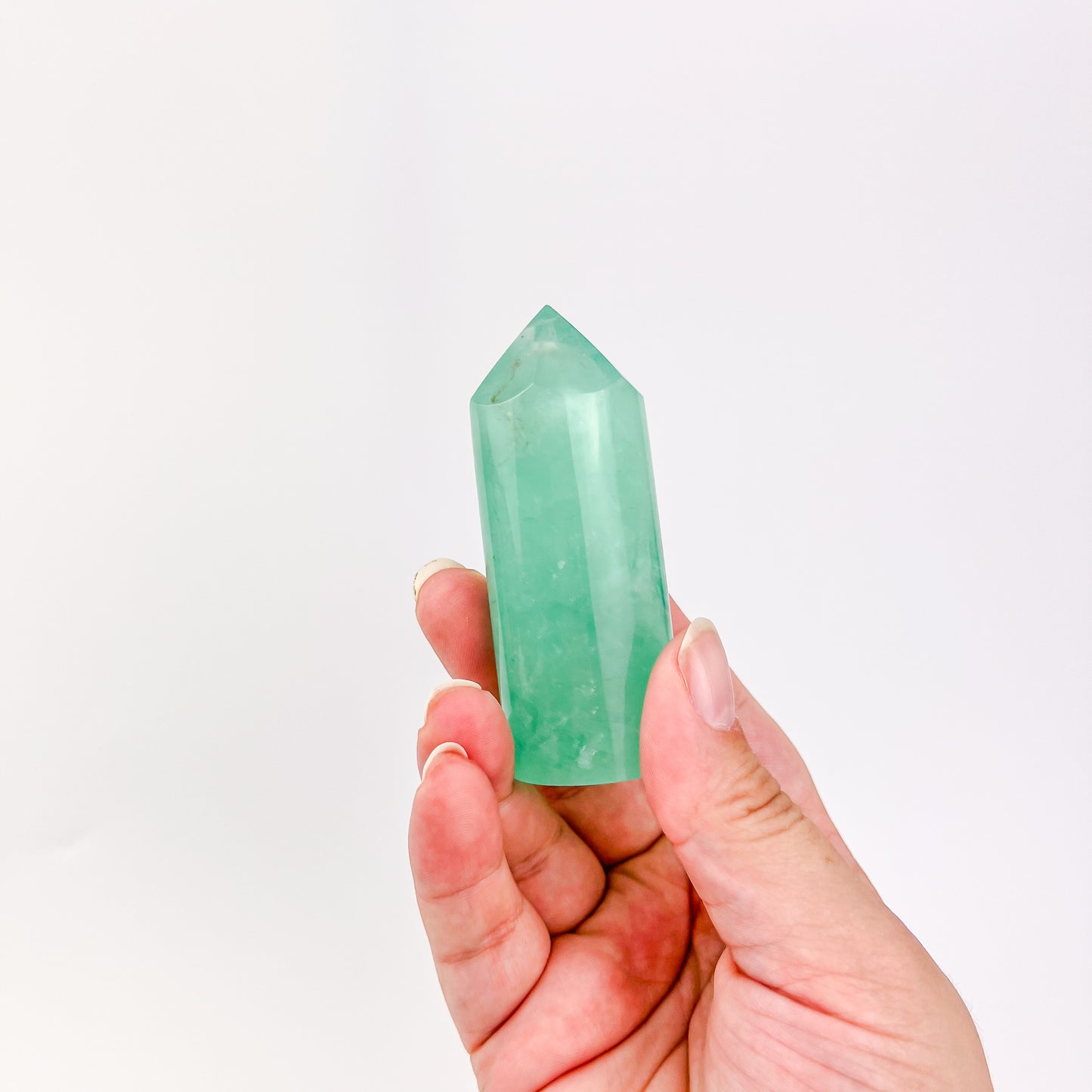 Green Fluorite Cylinder Pointers