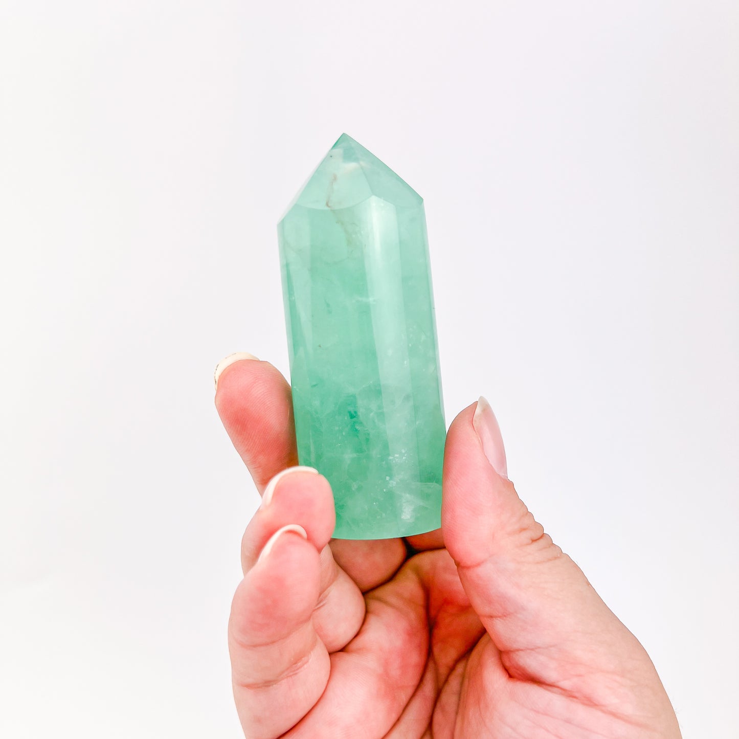 Green Fluorite Cylinder Pointers