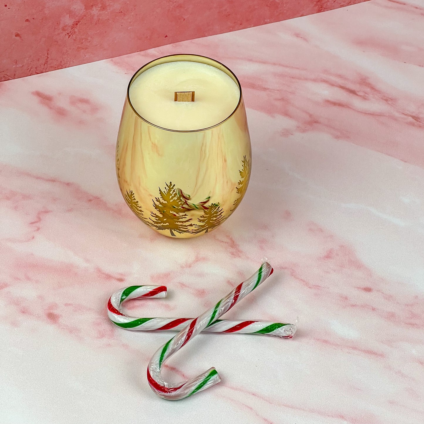 Gold Holiday Candles